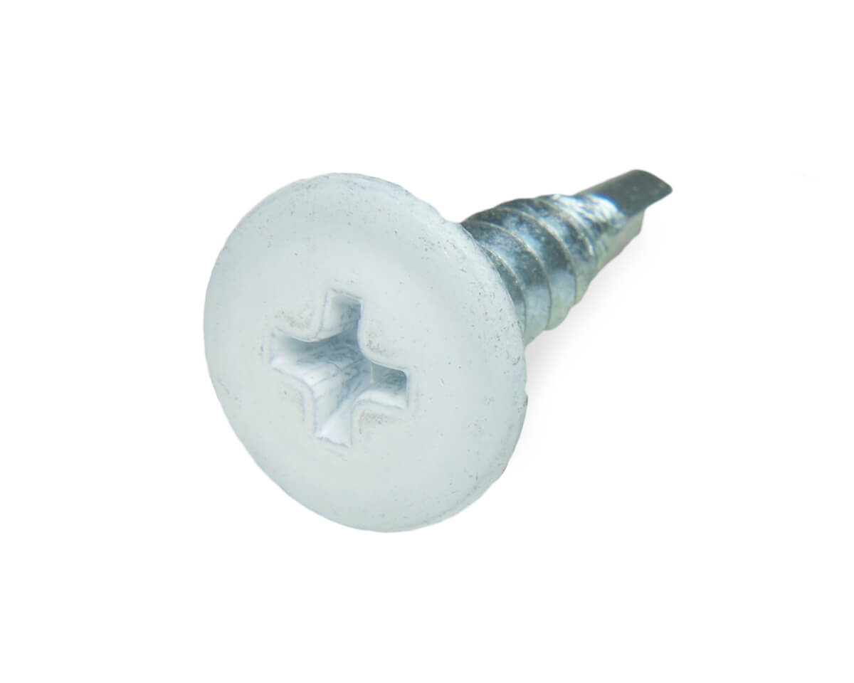 Саморез с п/ш, сверло 4.2х16 RAL9003 (упак/100шт)