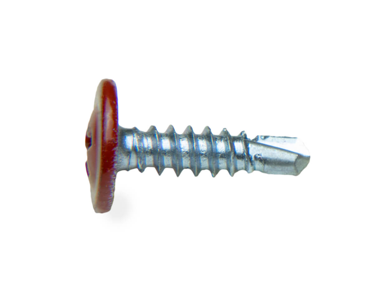 Саморез с п/ш SPS, сверло 4,2x16 RAL3011 (упак/500шт)