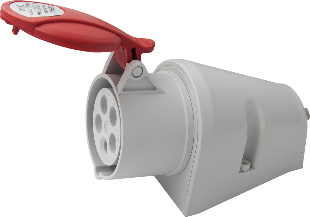 Розетка силовая настенная 32A, 5p, IP44 GERAL (шт)