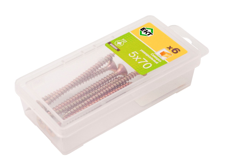 Саморез, желтый цинк 5,0 х70 (упак/6шт)