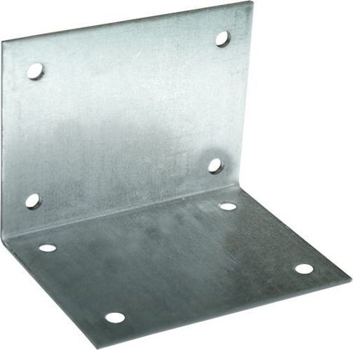 Крепежный уголок оцинкованный равносторонний 100x100x80x1,5 мм KUR-100-80x1,5 (упак/8шт)