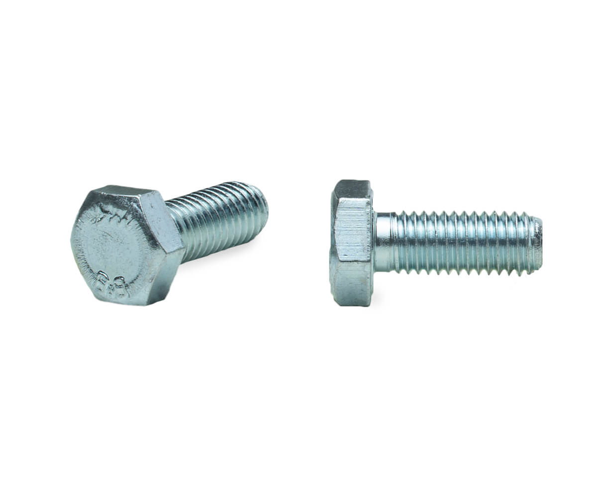 Болт шестигранный 10х 25, цинк, прочн. 8.8 DIN 933 (упак/3шт)