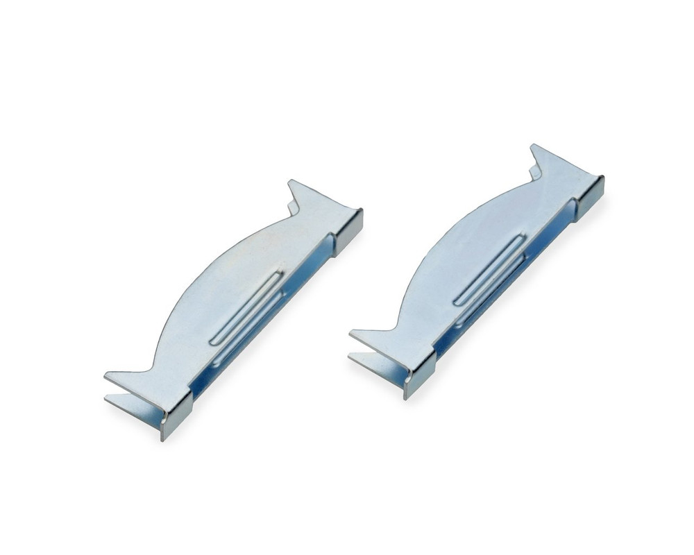 Планка завертки врезной, цинк (пакет/2шт)