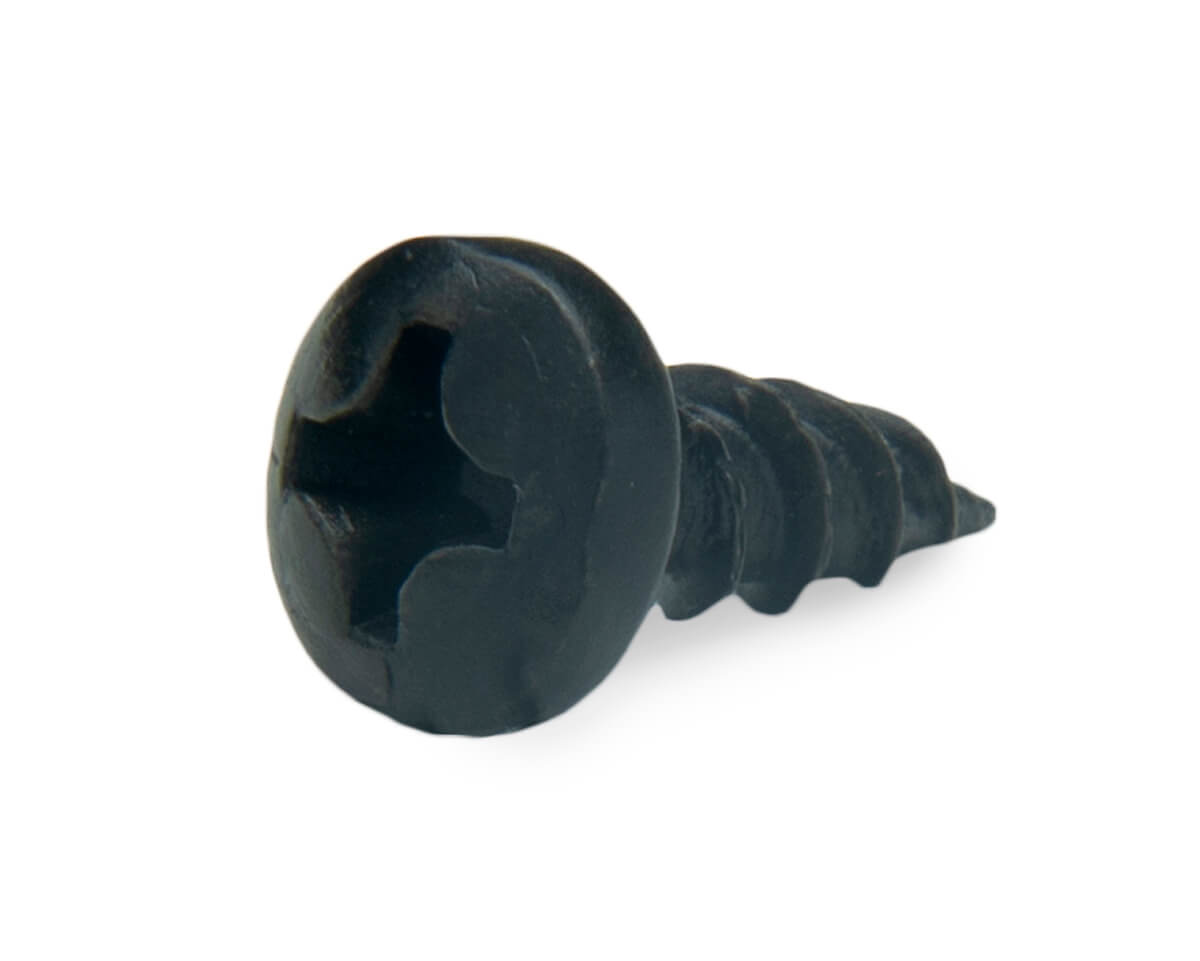 Саморез с цилиндрической головкой 3.5х9.5, острый, окраш. черный МОНТАЖ (упак/750шт)