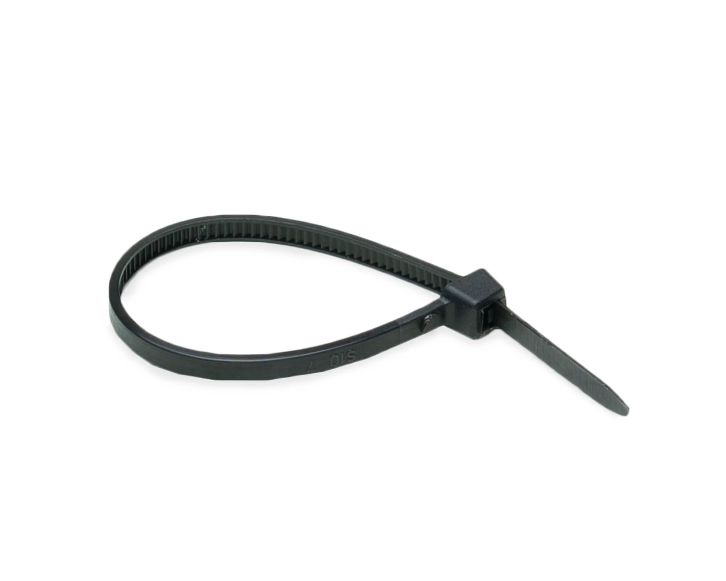 Кабельная стяжка 4.5/5х300, черная (упак/100шт)