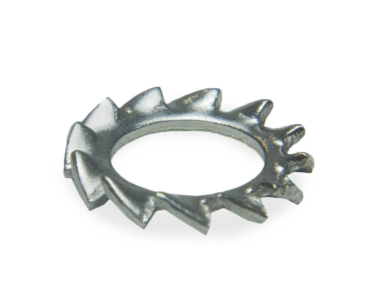 Шайба стопорная, с наружными зубьями M6, DIN6798A, НЕРЖ. СТАЛЬ (упак/1.000шт)