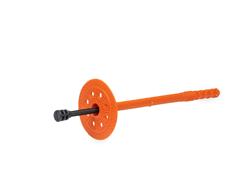 Держатель теплоизоляции 10x160 с пластмассовым гвоздем (упак/70шт)