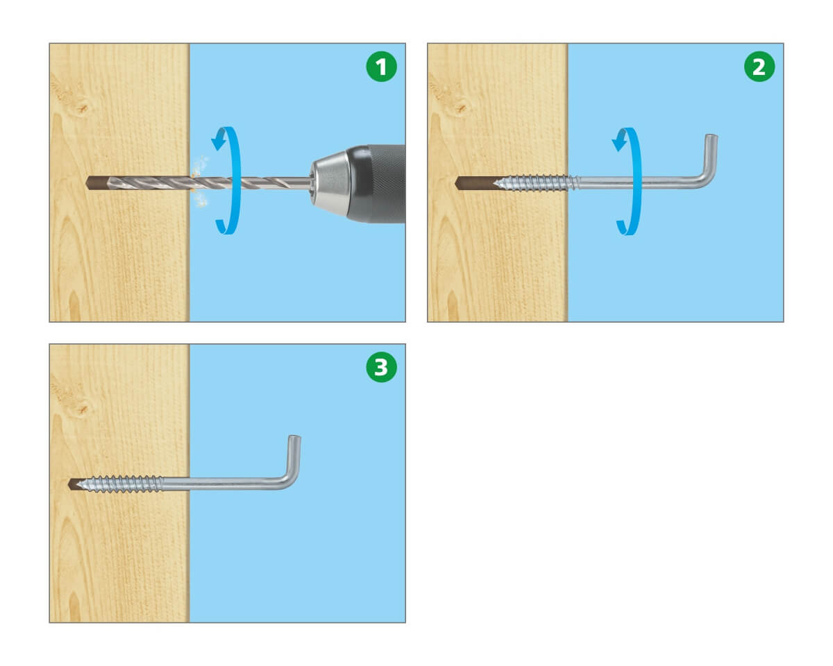 Шуруп Г-образный SSL, 8/6х100, цинк (упак/800шт)