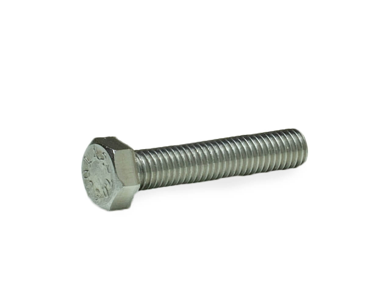 Болт с шестигранной головкой M5х25, DIN933, НЕРЖ. СТАЛЬ (упак/500шт)