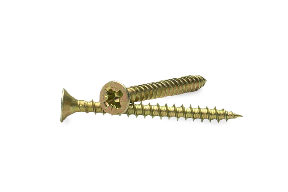 Саморез универсальный 3.5x35, желтый цинк, дой-пак M, МОНТАЖ (пакет/300шт)