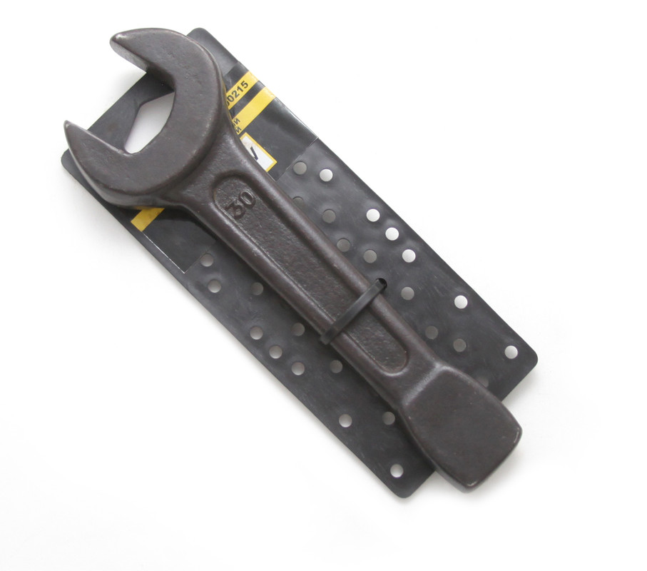 Ключ ударно-силовой рожковый упорный 30мм, CrV KERN (шт)