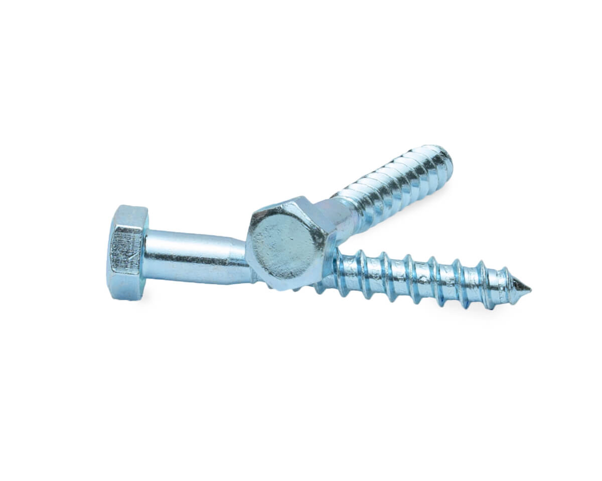 Саморез с 6-гранной головкой, 8.0x60 острый, цинк, ЕКТ (упак/10шт)