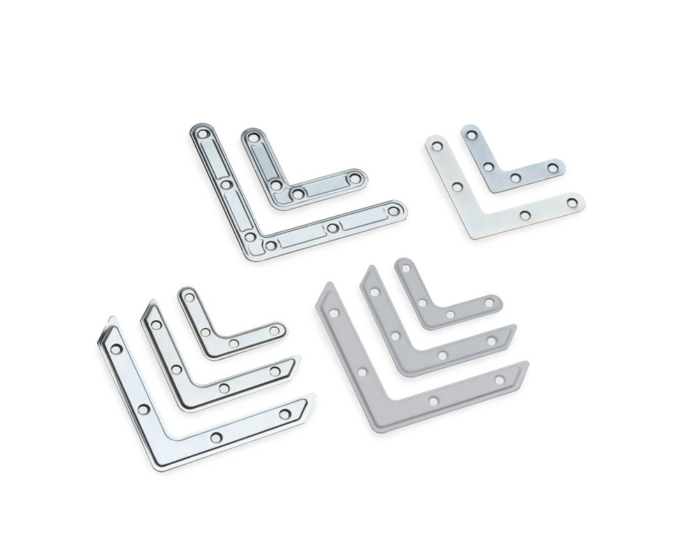 Угольник 50мм, полимер (пакет/4шт)