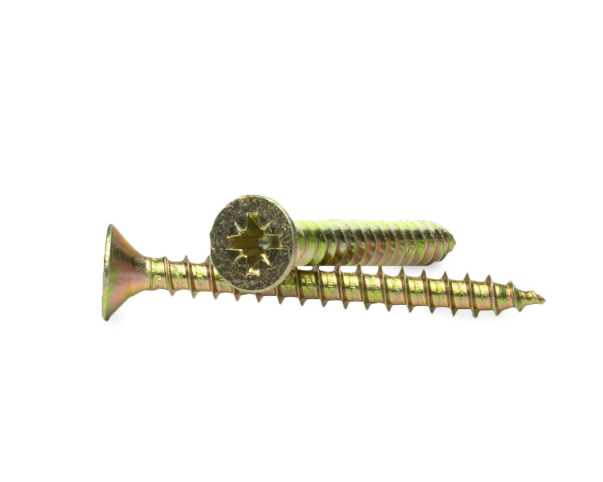 Саморез универсальный 5.0x45, желтый цинк, дой-пак M, МОНТАЖ (пакет/120шт)