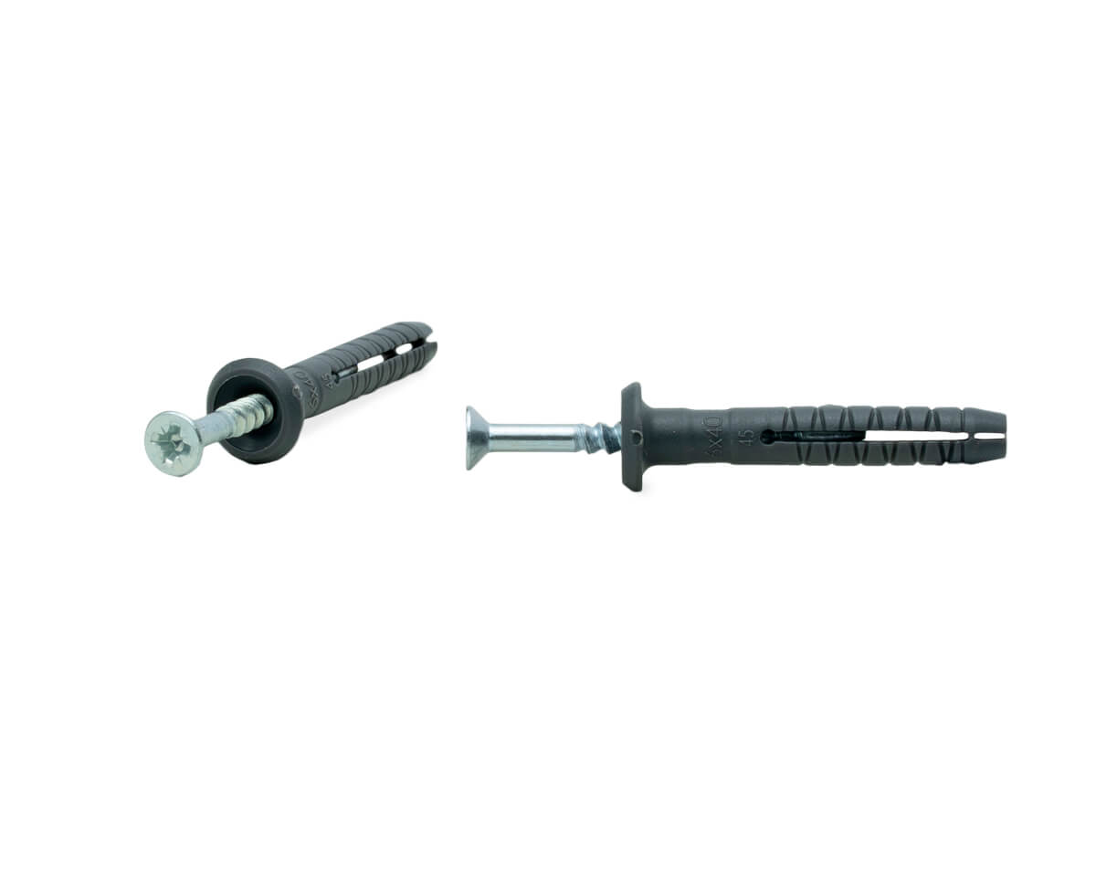 Дюбель-гвоздь GL, 6x40 гриб, п/п, ЕКТ (кор. с окном/180шт)