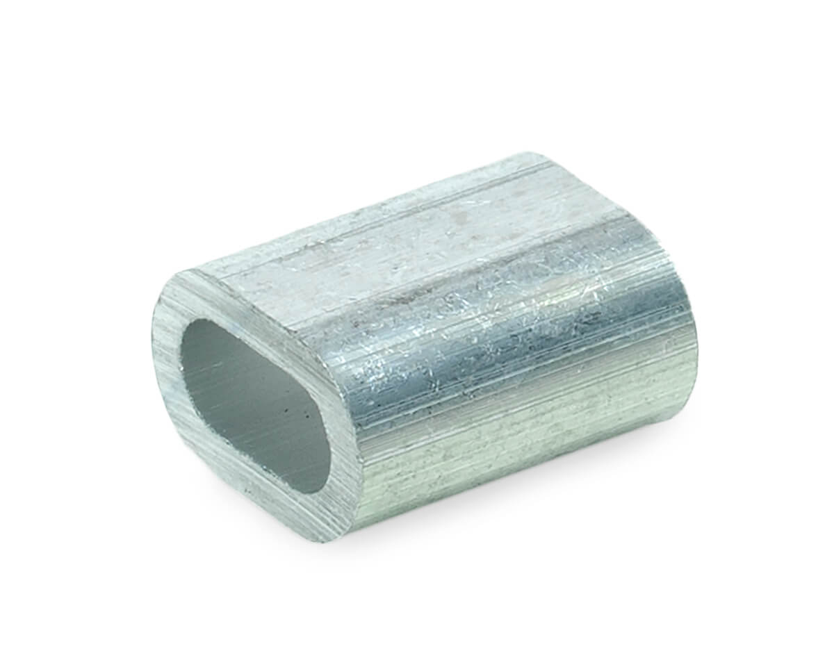 Зажим для стальных канатов М5, алюминиевый (упак/25шт)