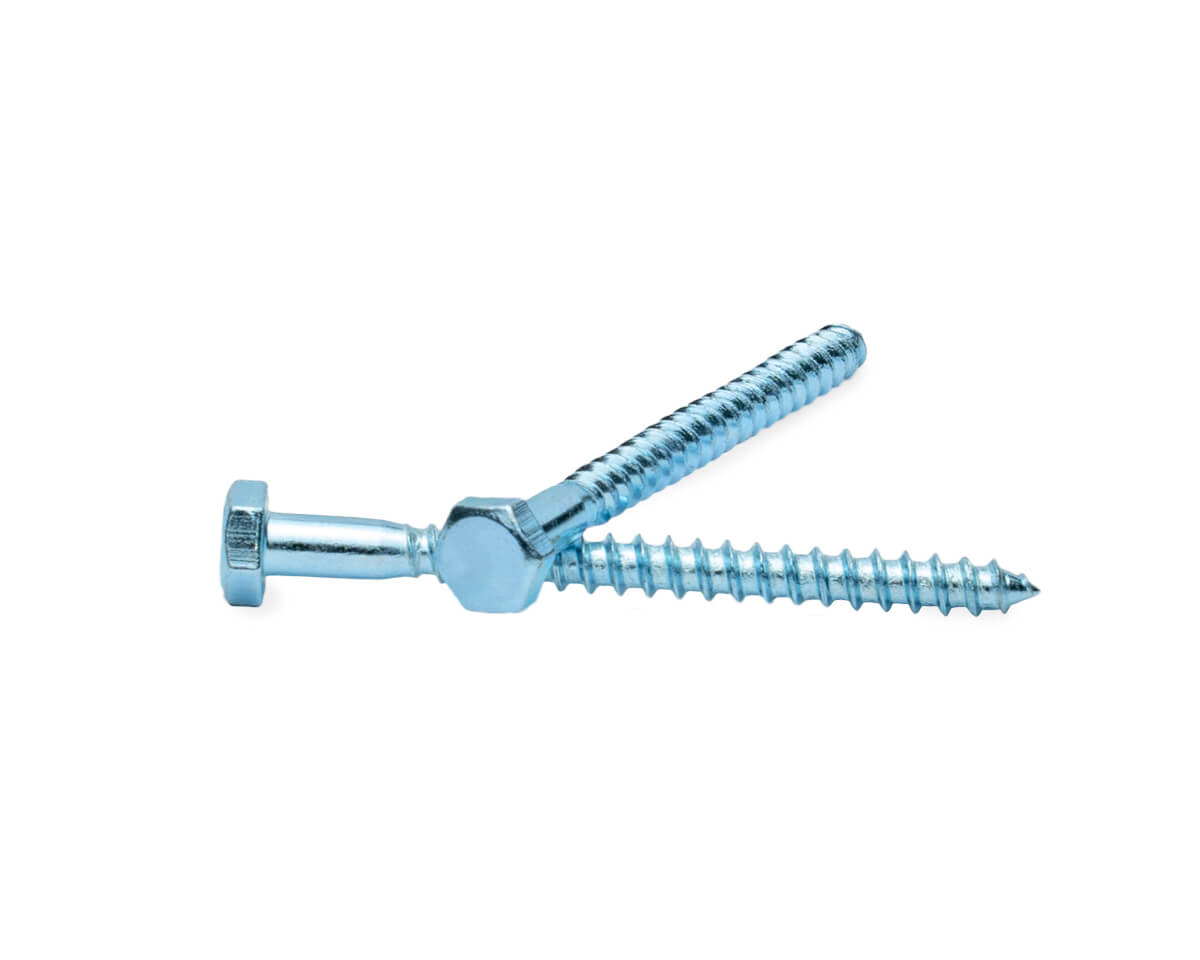 Саморез с 6-гранной головкой, 6.0x70 острый, цинк, ЕКТ (упак/10шт)