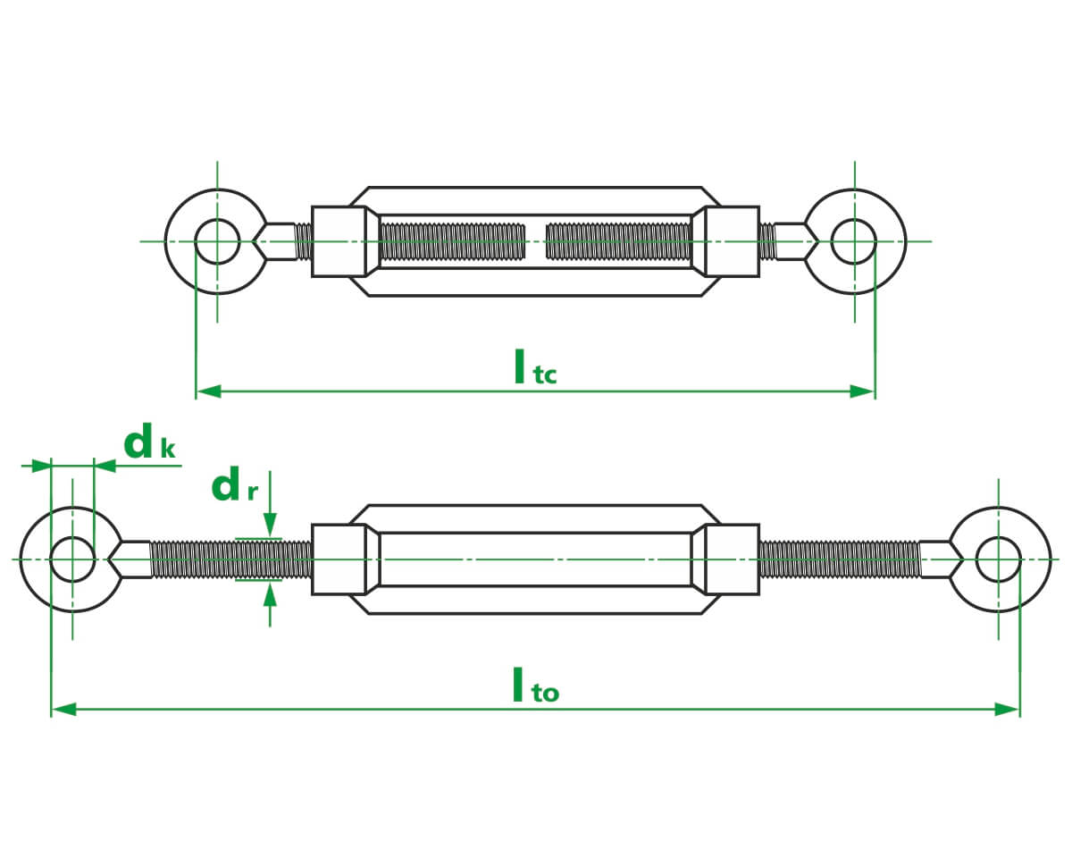 Талреп (кольцо-кольцо) М20, DIN1480 (шт)