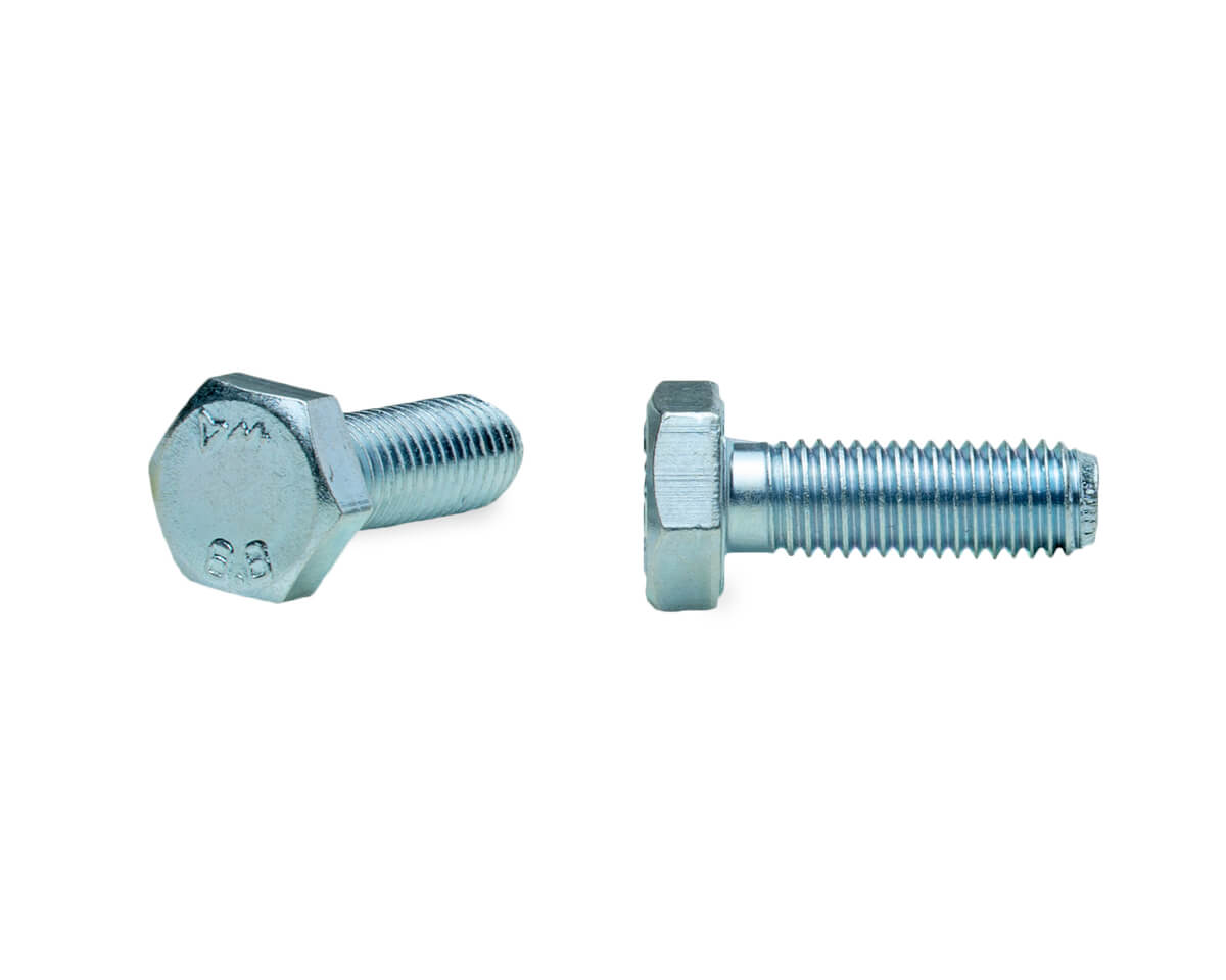 Болт шестигранный 10х 30, цинк, прочн. 8.8 DIN 933 (упак/3шт)