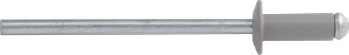 Заклепка вытяжная ISO 15977 4.8х12, Al/St, тип L RAL7004 (серый) (упак/500шт)