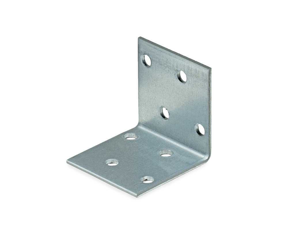 Уголок крепежный равносторонний 40x40x40x2,0 мм KUR-40-40 (упак/50шт)