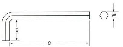 Ключ для монтажа мебельного шурупа-стяжки М4х60х23, цинк (упак/200шт)