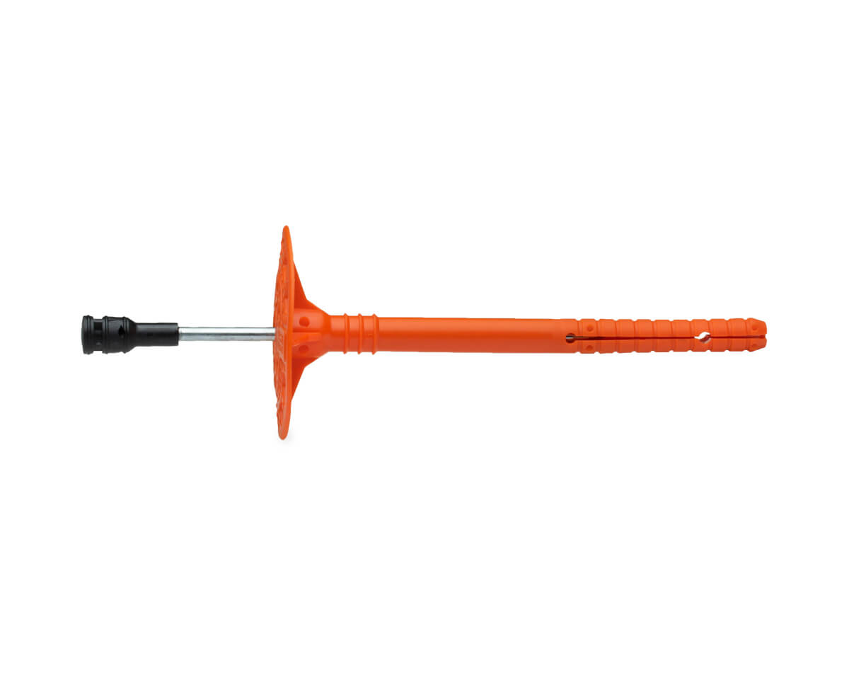 Дюбель тарельчатый 10х140 со стальным гвоздем с термоголовкой DTI-10 (упак/300шт)