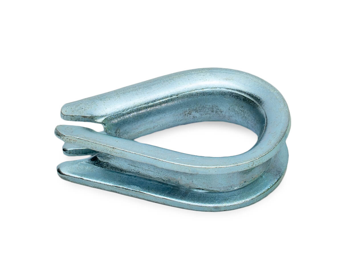 Коуш для канатов М6, DIN6899 (упак/4шт)