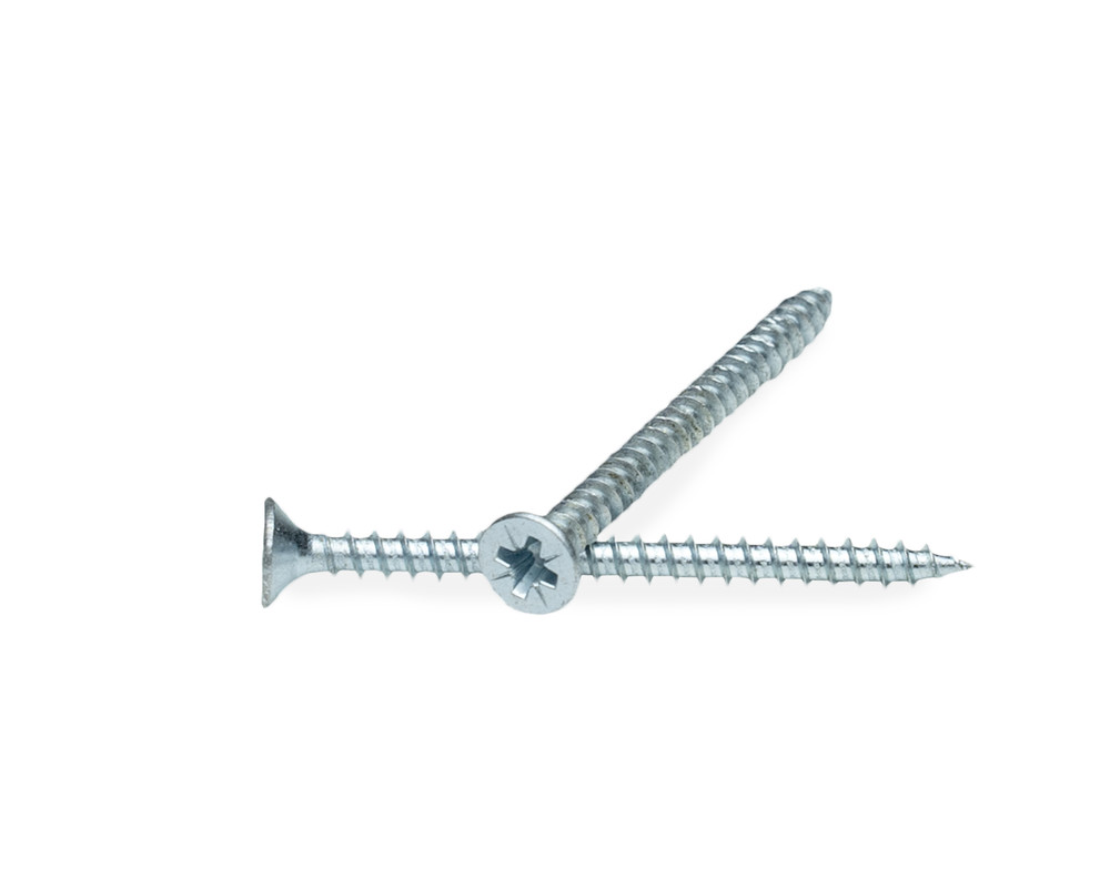 Саморез универсальный 4.0х50, белый цинк МОНТАЖ (упак/250шт)