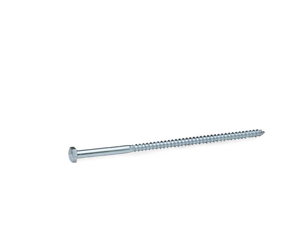 Саморез с 6-гранной головкой SSD, 6х140 острый, цинк (упак/1000шт)