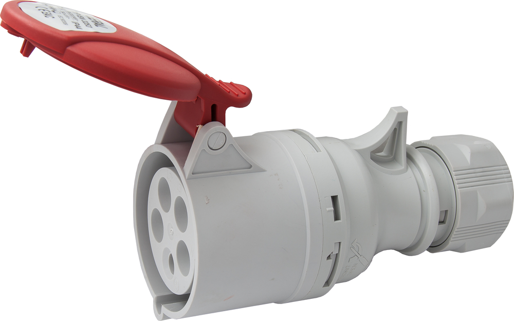 Розетка силовая переносная 16A, 5p, IP44 GERAL (шт)