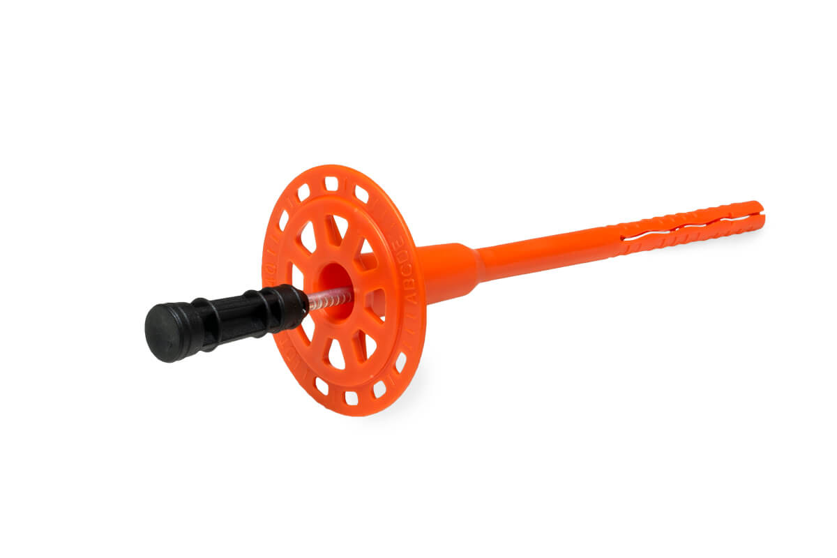 Дюбель тарельчатый 8х140 со стальным гвоздем с высокоэфф. термоголовкой DT-8T-140 (упак/300шт)