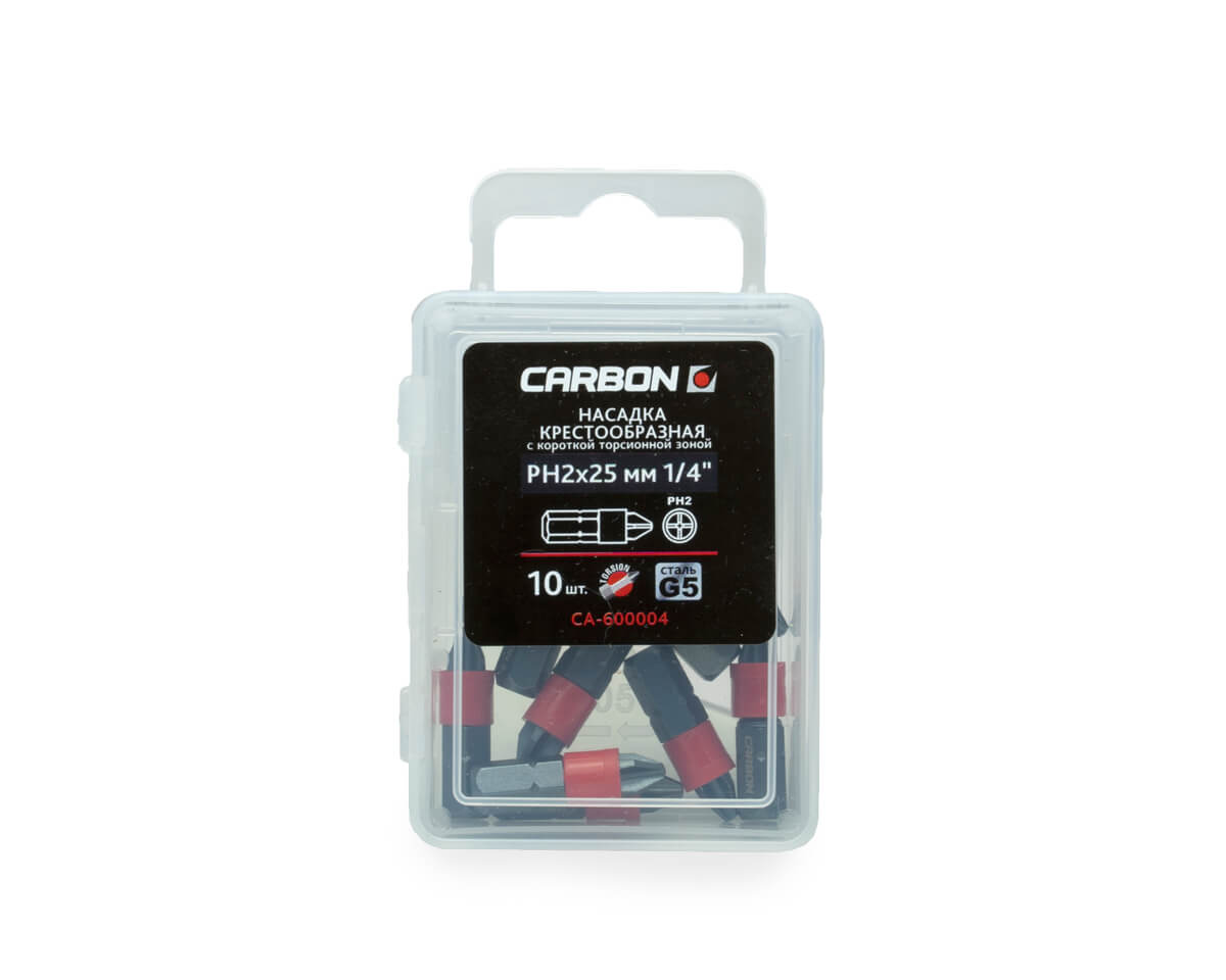 Насадка крестообразная PH2х25мм 1/4