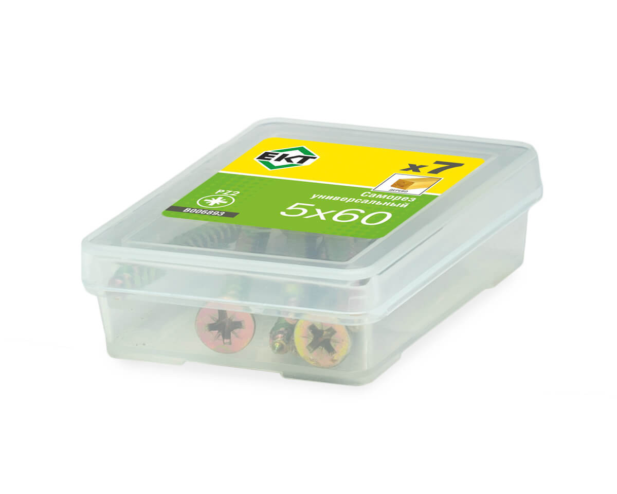 Саморез, желтый цинк 5,0 х60 (упак/7шт)