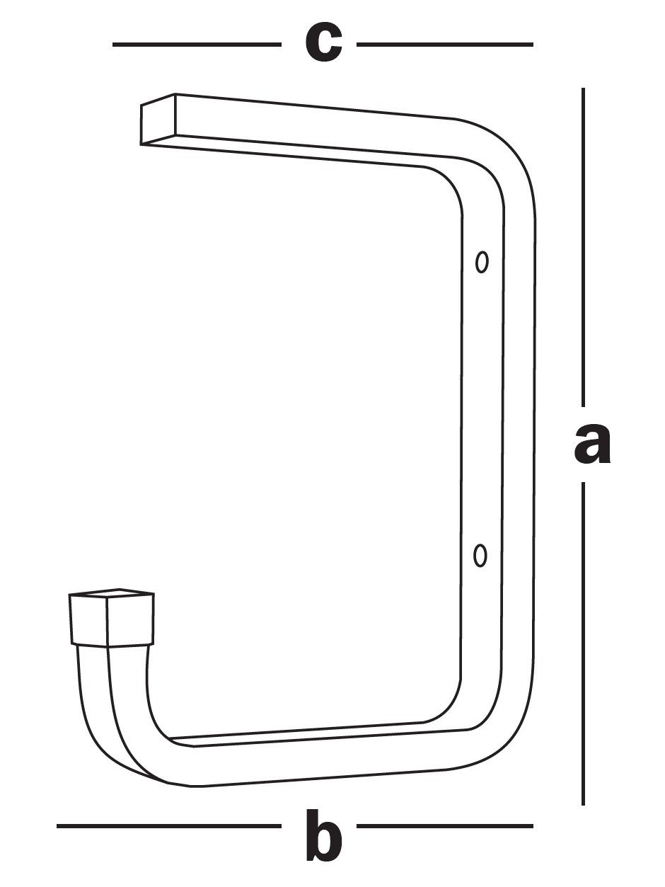 Кронштейн для полок 220х170х165мм, алюминиевый (шт)