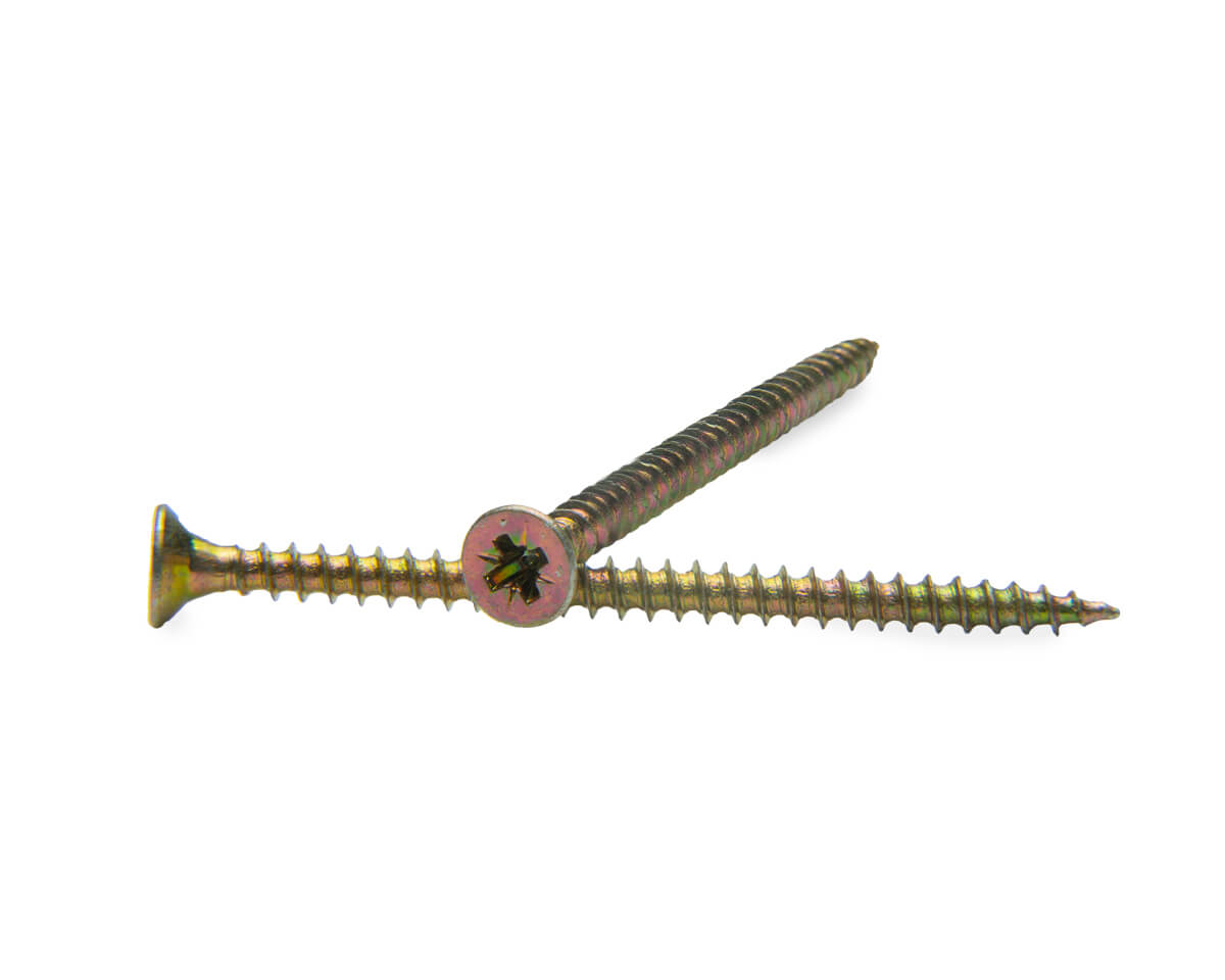 Саморез универсальный 3.0x45, желтый цинк, дой-пак S, МОНТАЖ (пакет/50шт)