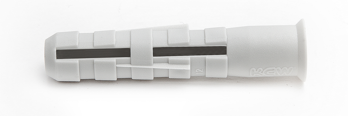 Дюбель распорный для строительных лесов GD, 14х100 потай, нейлон, KEW (упак/50шт)