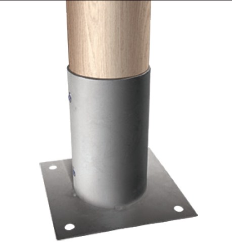 Основание столба круглое 81x150x150/2 PSPO80 (шт)