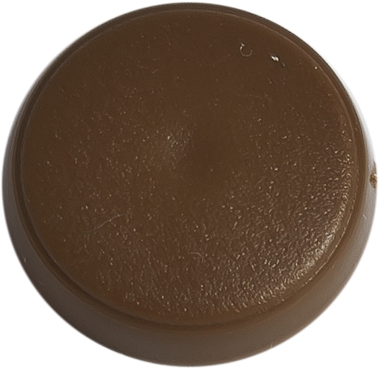 Декоративный колпачок, большой борт ADK Z10, светло-коричневый KEW (упак/100шт)