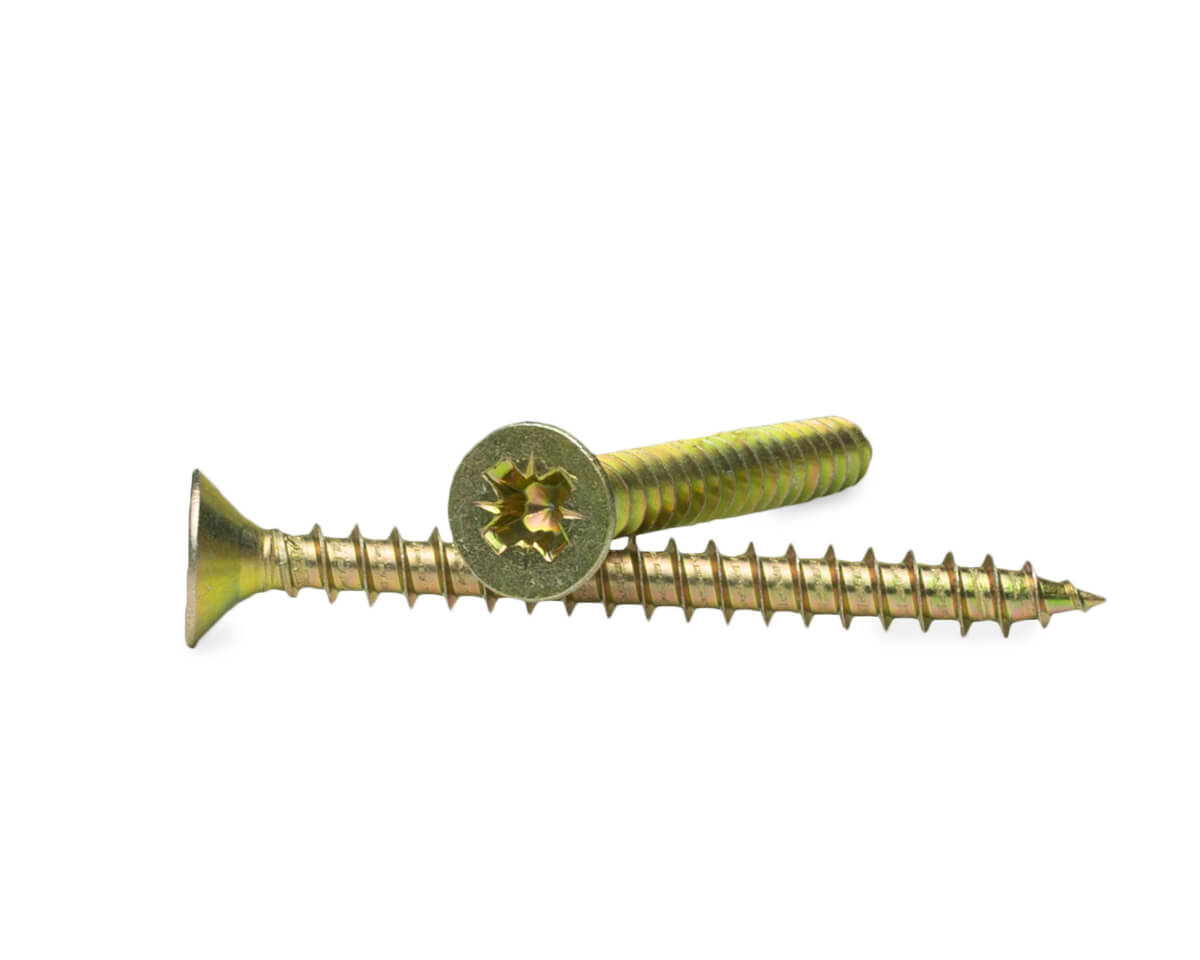 Саморез универсальный 6.0x60, желтый цинк, дой-пак M, МОНТАЖ (пакет/60шт)