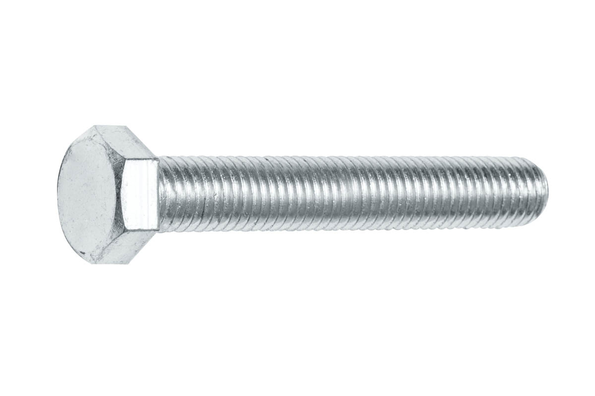 Болт шестигранный 6х40, цинк, прочн. 5.8 DIN 933 (пакет/10шт)