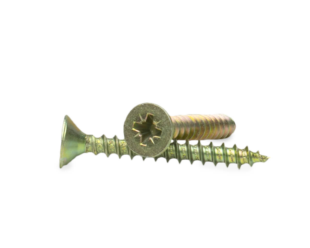 Саморез универсальный 5.0x40, желтый цинк, дой-пак M, МОНТАЖ (пакет/150шт)