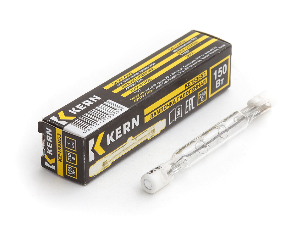 Лампочка галогенная 500Вт для прожектора, KERN (шт)