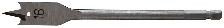 Сверло по дереву 24x152мм, перьевое, 6-гран хвостовик KERN (шт)