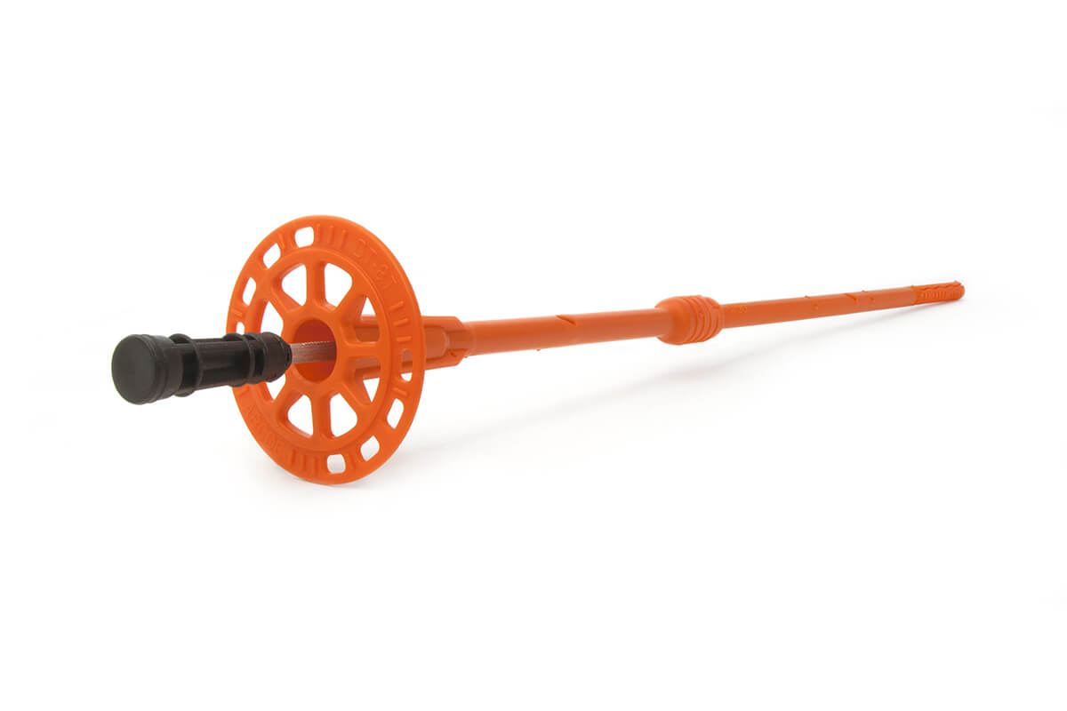 Дюбель тарельчатый 8х400 со стальным гвоздем с высокоэфф. термоголовкой DT-8T-400 (упак/100шт)