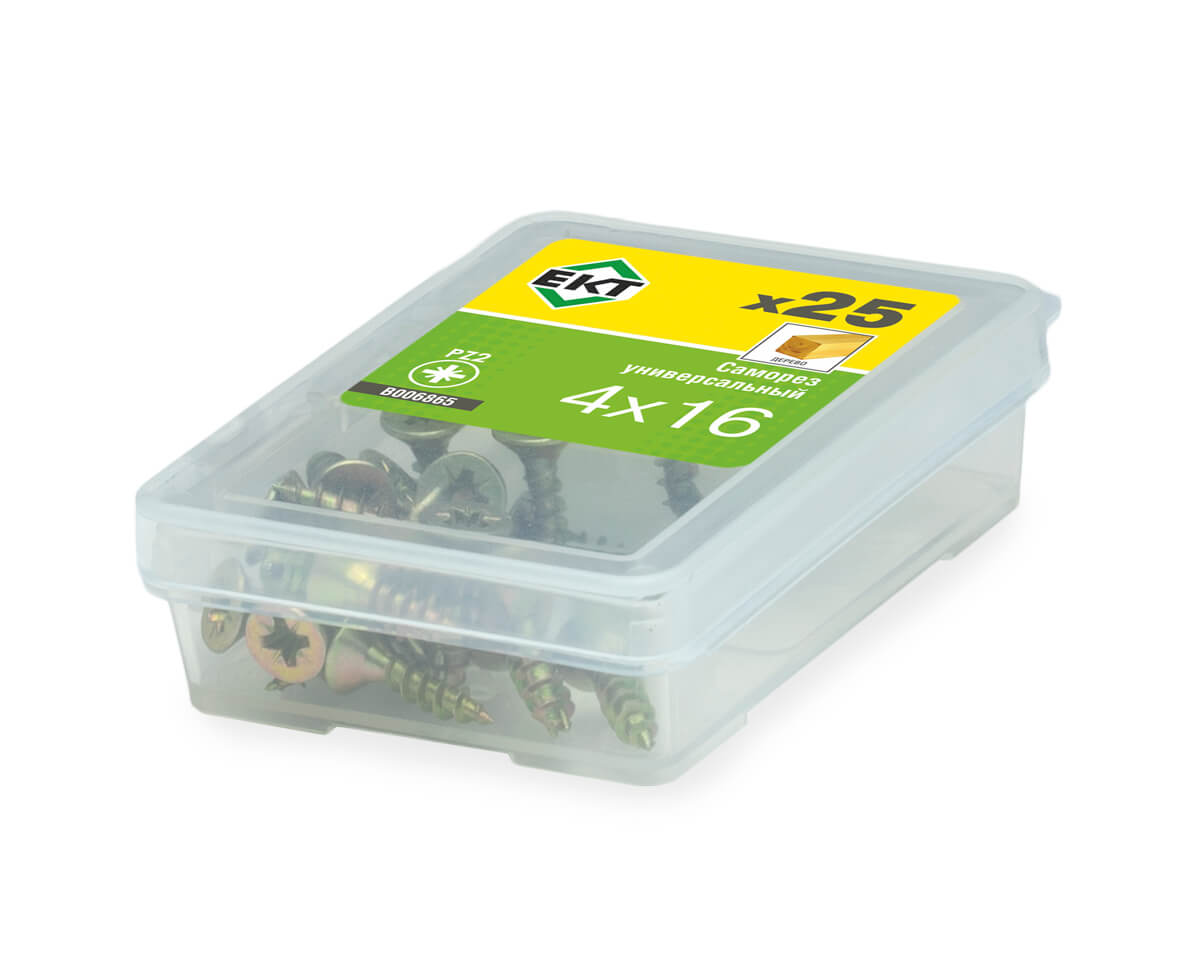 Саморез, желтый цинк 4,0х16 (упак/25шт)