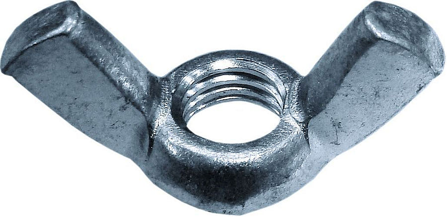 Гайка барашковая М6, DIN315, оцинк. (упак/250шт)