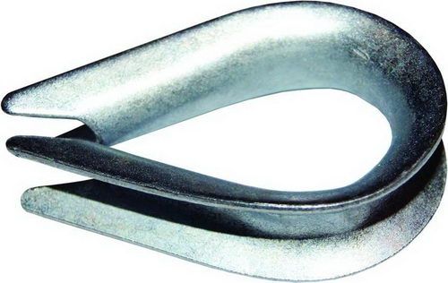 Коуш для канатов М5, DIN6899 (упак/50шт)