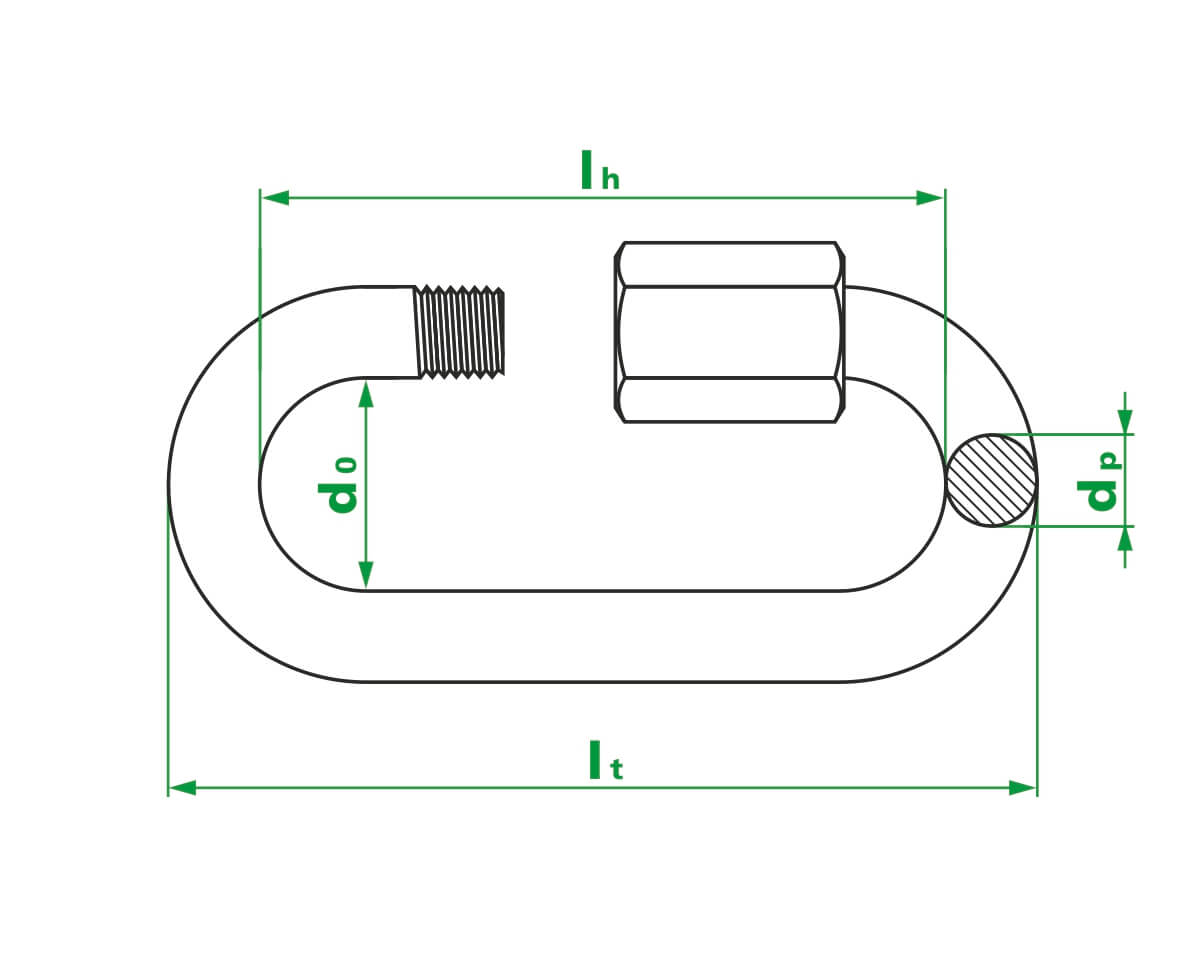 Карабин винтовой М4 (упак/1.800шт)
