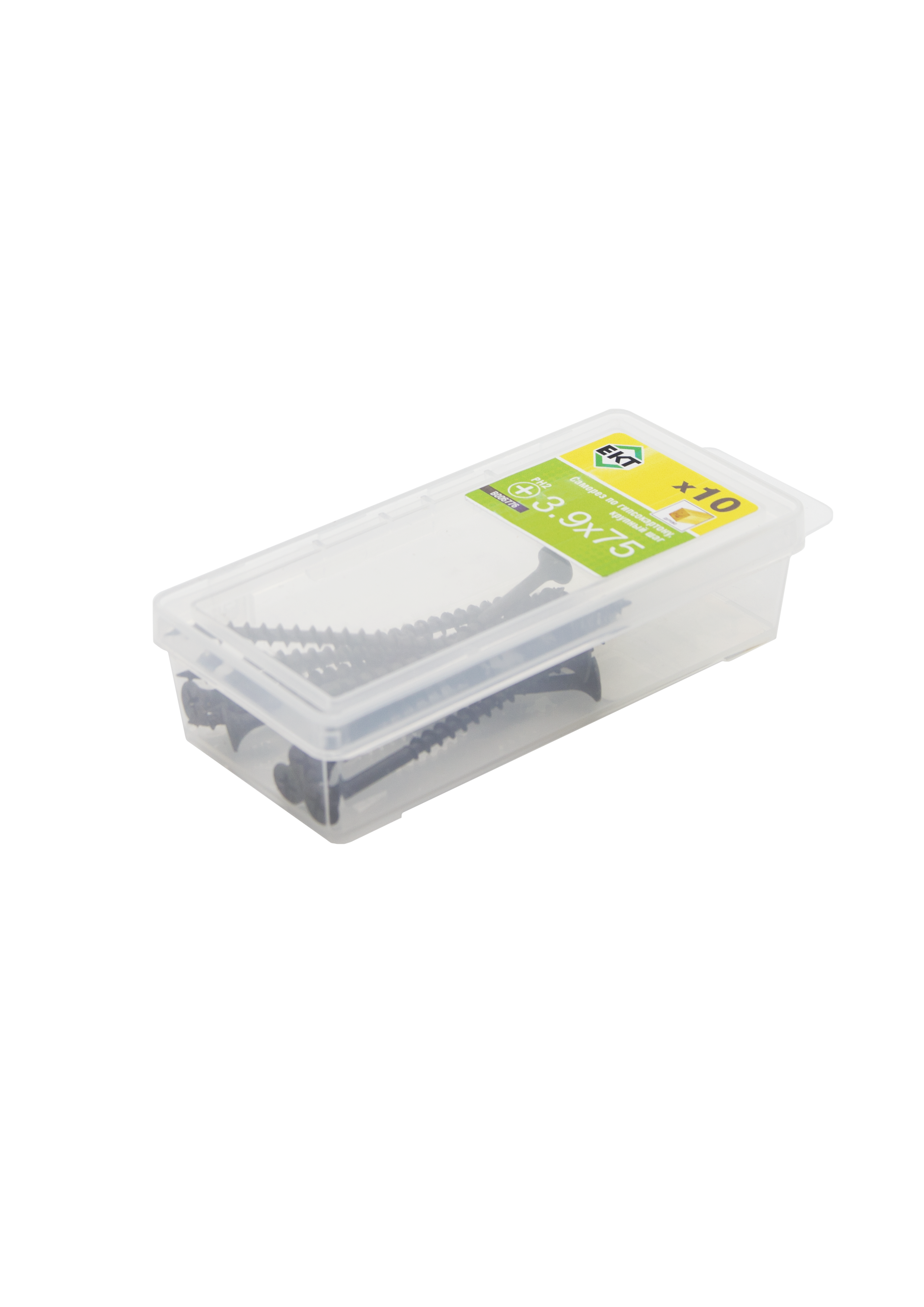 Саморез по ГК, крупный шаг 3,9х75 (упак/10шт)